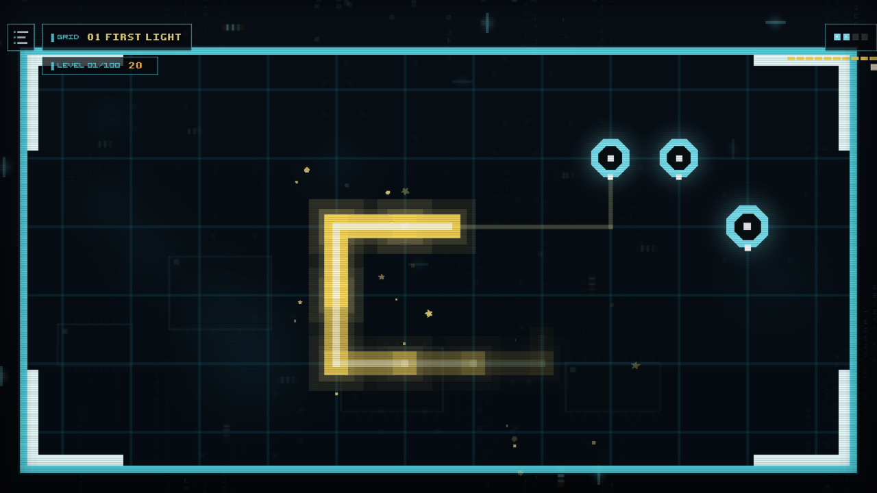 Phase 01 — a clean grid and one lane to learn