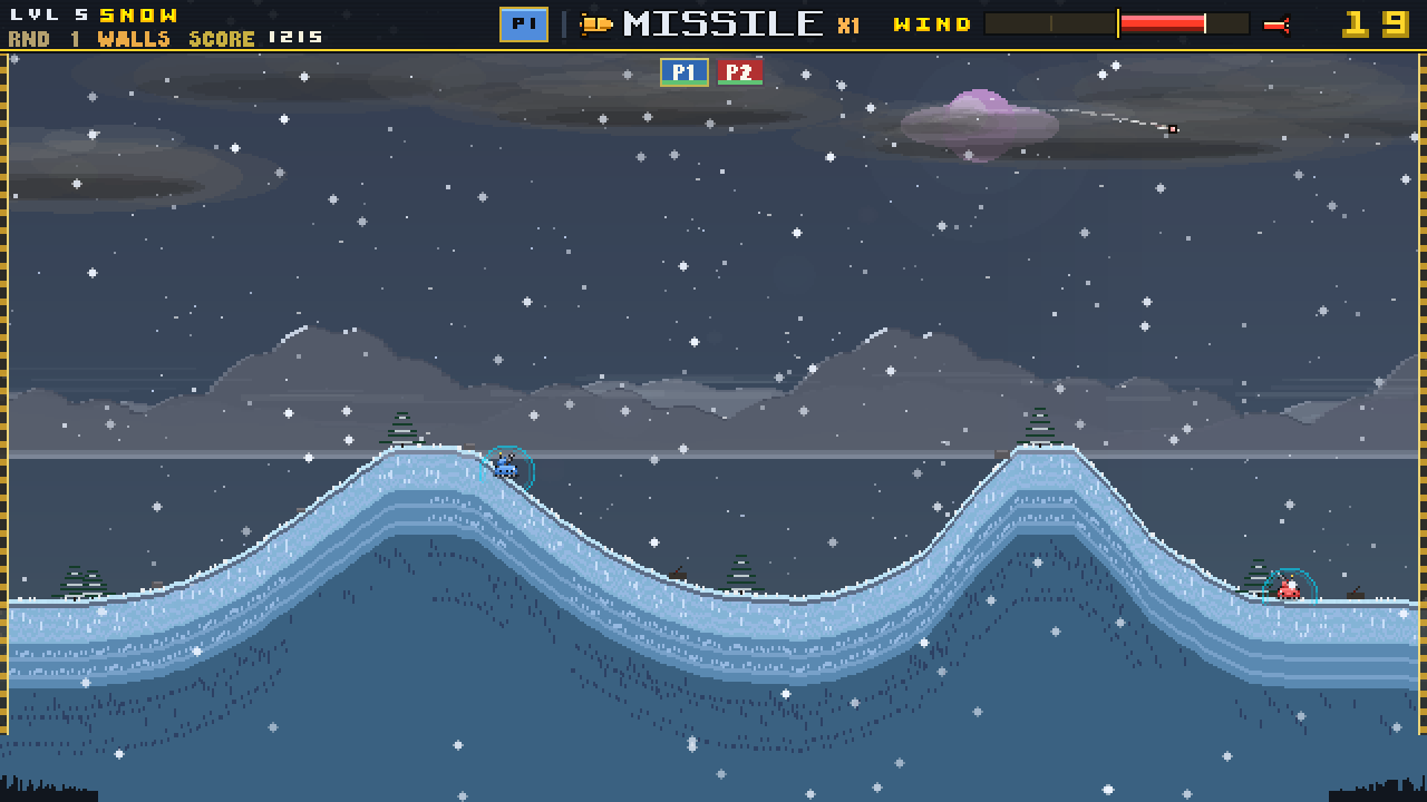 TerraShell Fracture — Snowfall battlefield
